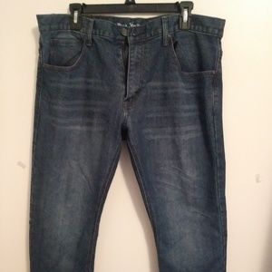 Beverly Hills Polo Club Mens Dark Blue Jeans 36x30